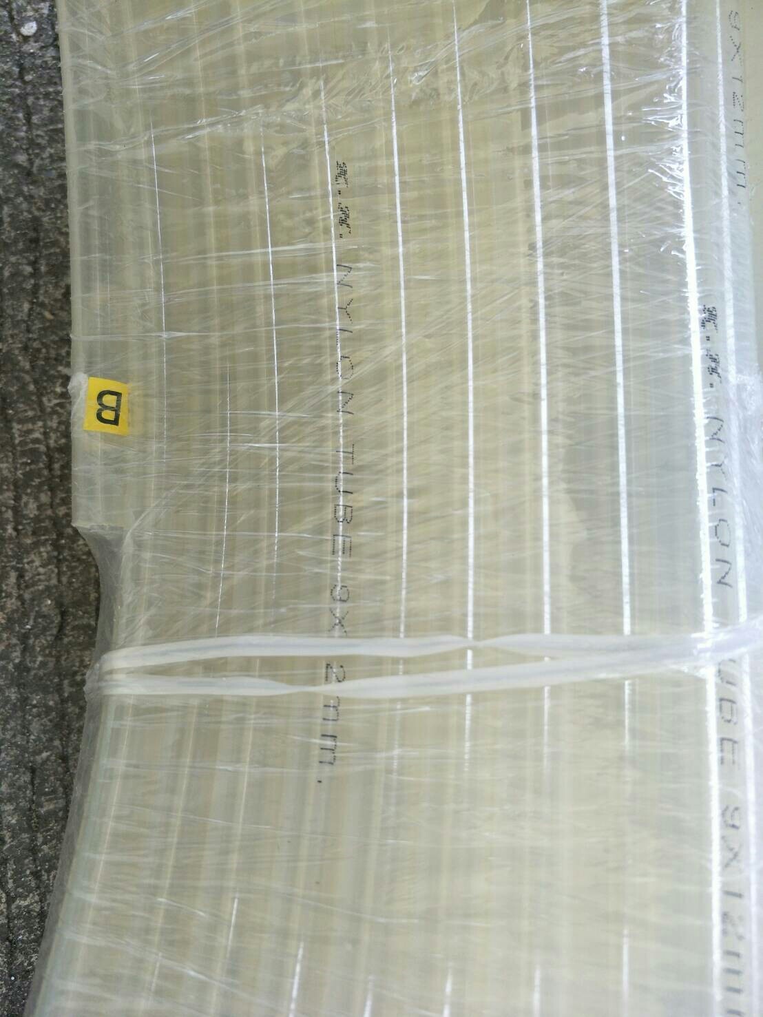5.ท่อไนล่อน Nylon Tube สีขาว,สีดำ ขนาด 9x12 mm. (9x12มม.)