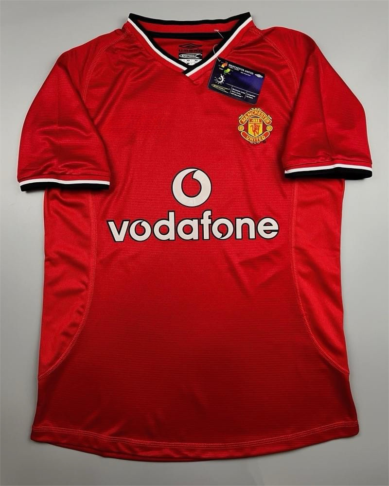 Retro เสื้อบอลย้อนยุค แมนยู 2000 เหย้า Retro Manchester United Home เรโทร คลาสสิค 2000-02