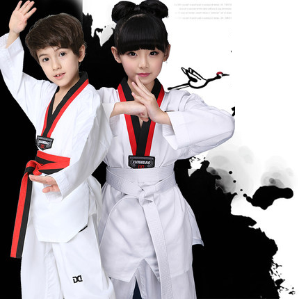 (พรีออเดอร์) ชุดเทควันโด+สาย Taekwondo TCD10001-1