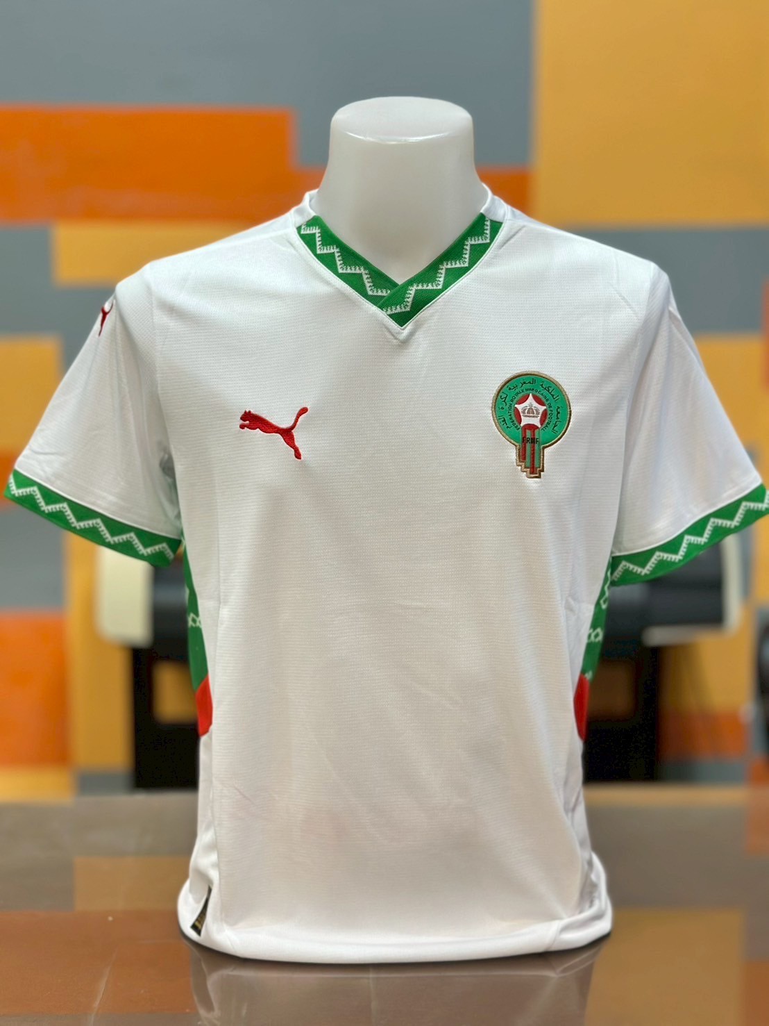 มาใหม่ New Morocco Away Fan Version Football Jersey เกรดแฟนบอล 2026