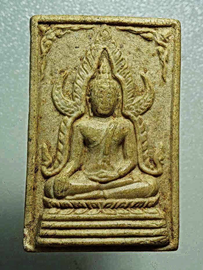 พระพุทธชินราช เนื้อผง รุ่นแรก หลวงพ่อคูณ ออกวัดแจ้งนอก ปี 2512 #lnw392