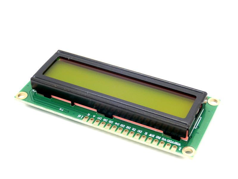 1602 LCD (YellowScreen) 16x2 LCD with backlight of the LCD screen