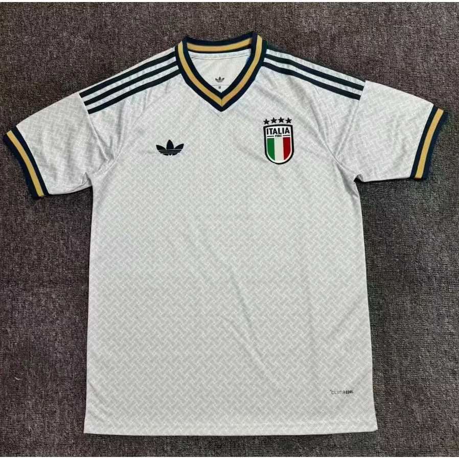 2026-27 มาใหม่เสื้อฟุตบอลทีมชาติอิตาลี สีขาว สำหรับผู้ชาย Fans Edition เกรดแฟนบอล Size S-2XL