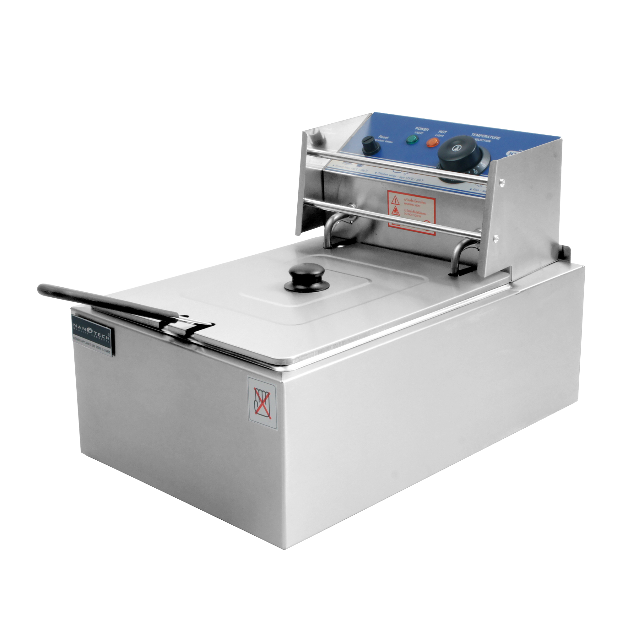 NANOTECH เตาทอดไฟฟ้า 1 อ่างทอด 6 ลิตร รุ่น NT-661E (หม้อทอด)