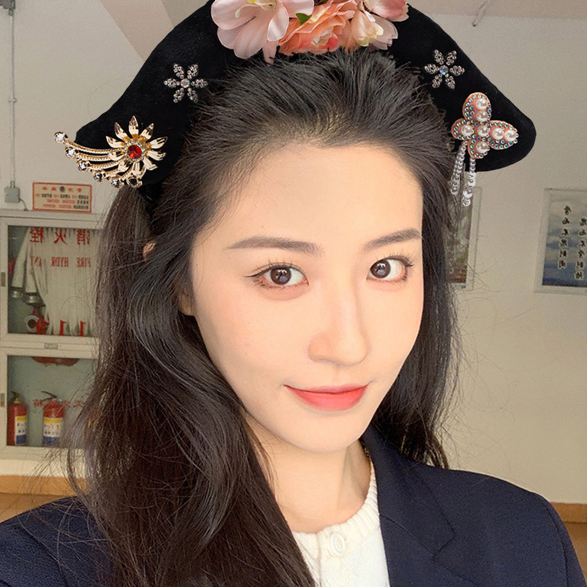 Pre - Liu Yifei ที่คาดผม สามบุปผาลิขิตฝัน สไตล์เดียวกัน ซีรี่ย์จีน