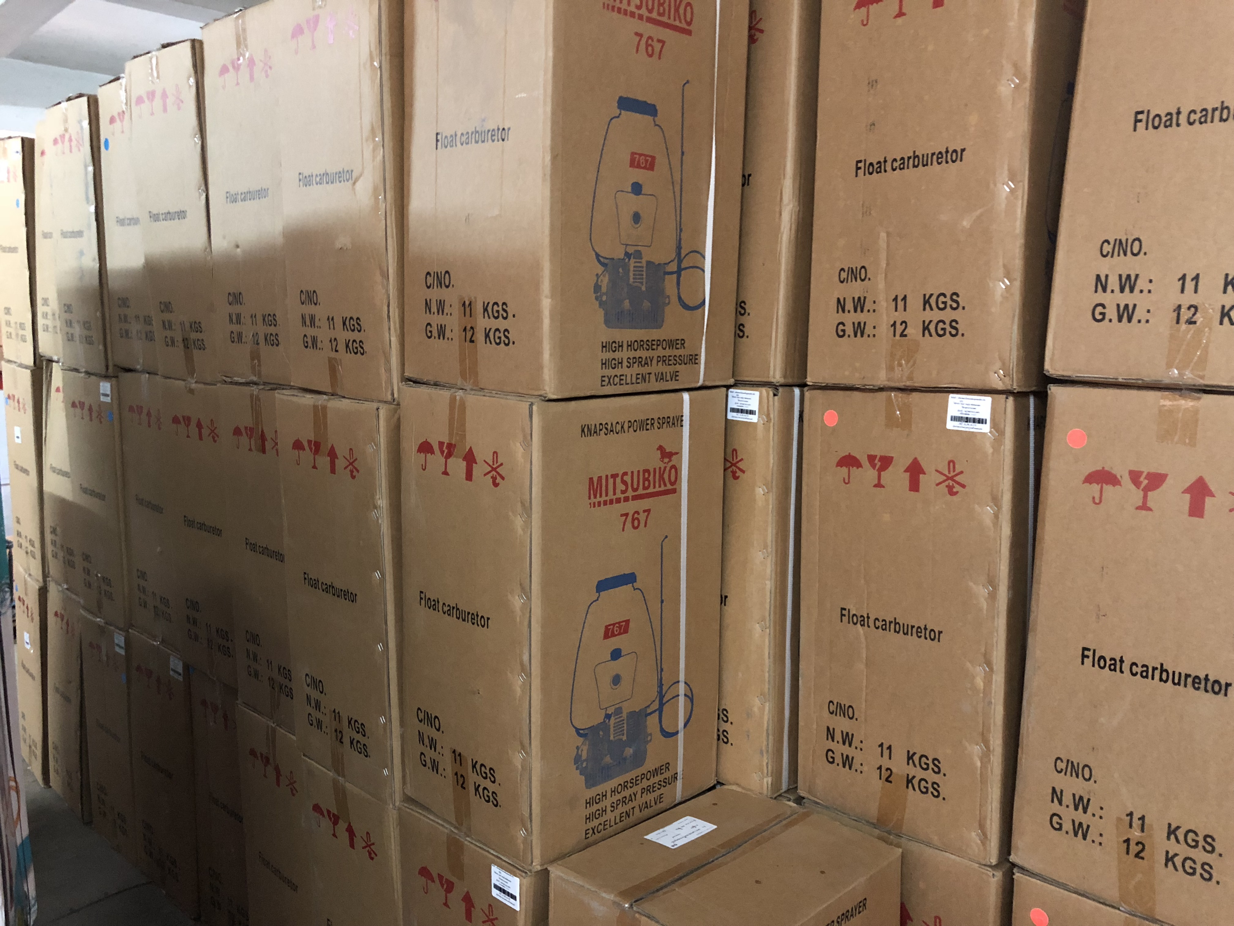 [PS-FD] เครื่องพ่นยาระบบปั๊ม Kawayama KWM-767 ปั้มทองเหลือง คาบูเรเตอร์ลูกลอย