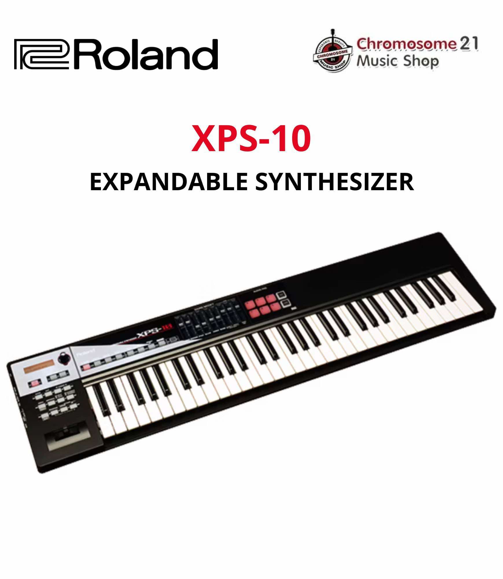 คีย์บอร์ด Roland รุ่น XPS-10 Synthesizer 61 คีย์ (สีดำ)