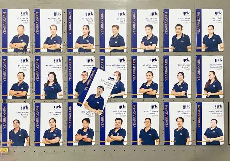 พิมพ์คีย์การ์ดพนักงาน พิมพ์คีย์การ์ดห้อยคอ
