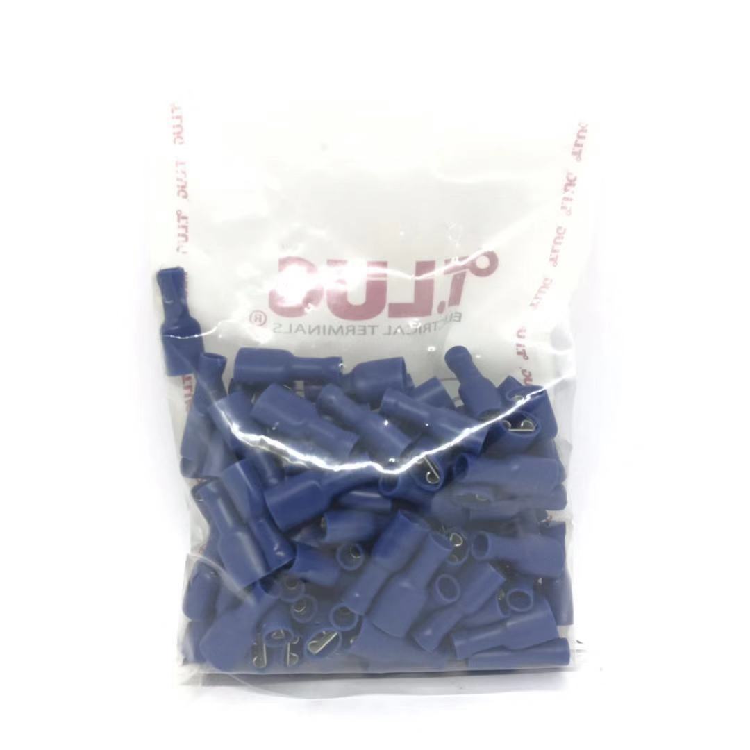 หัวเสียบตัวเมีย รุ่นแบนหุ้มเต็ม PV (ราคา/ถุง)