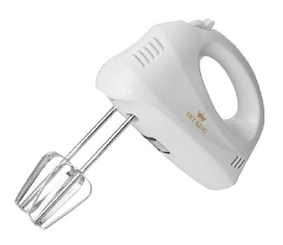 Fry King เครื่องผสมอาหาร (แบบมือถือ) รุ่น FR-301 (เครื่องตีไข่ ตีครีม นวดแป้ง) ได้หัวตี 2 แบบ ! **แบบตะกร้อ & แบบตะขอ**