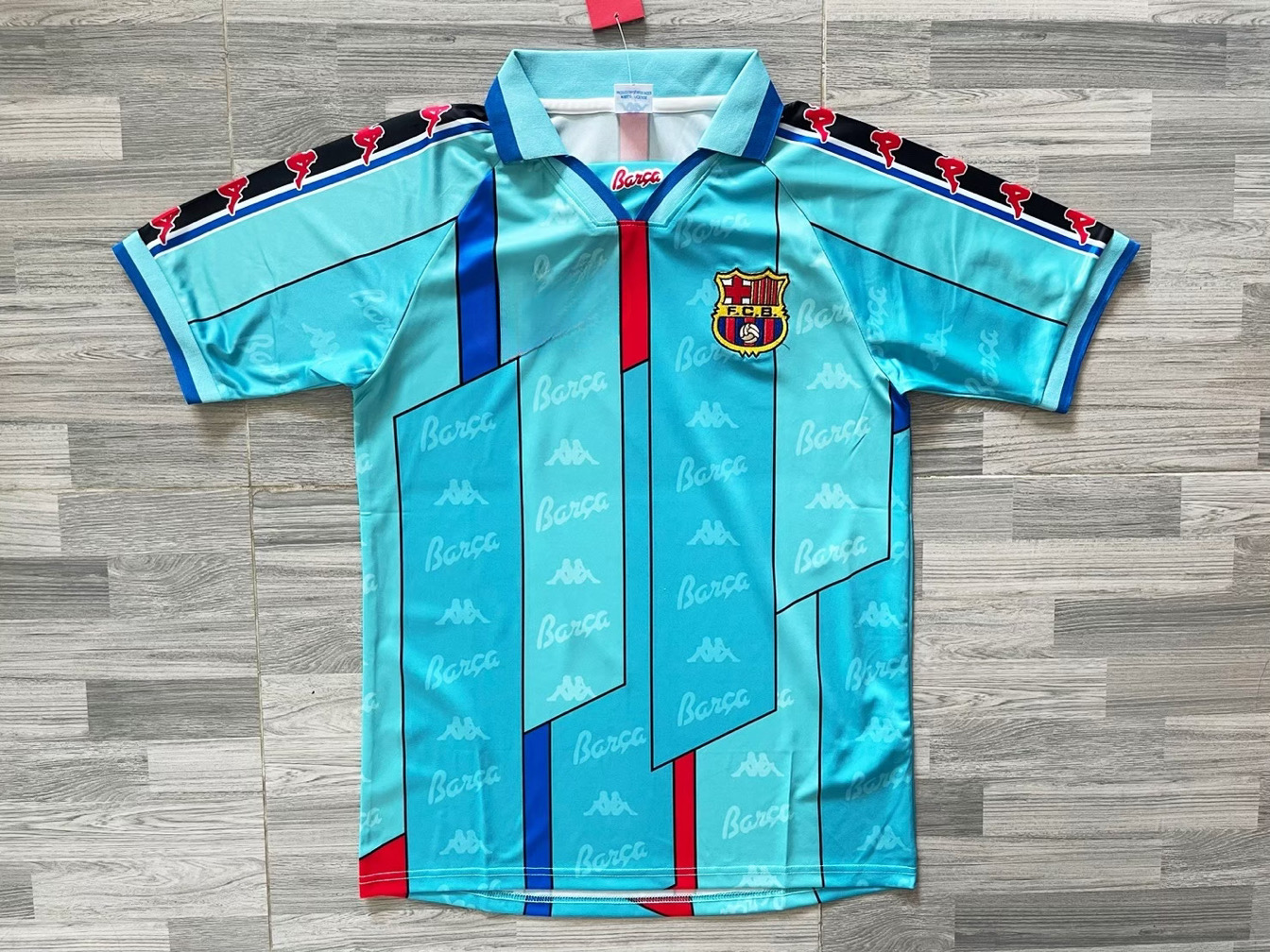 Retro เสื้อบาร์เซโลน่าย้อนยุค Barcelona Vintage Jersey เสื้อบอลบาร์เซโลน่าย้อนยุค