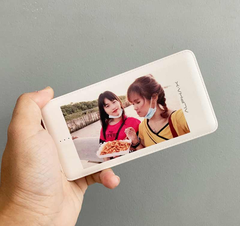 Power Bank แบตสำรอง รูปถ่าย ของขวัญเพื่อนๆ 13000 mah พิมพ์