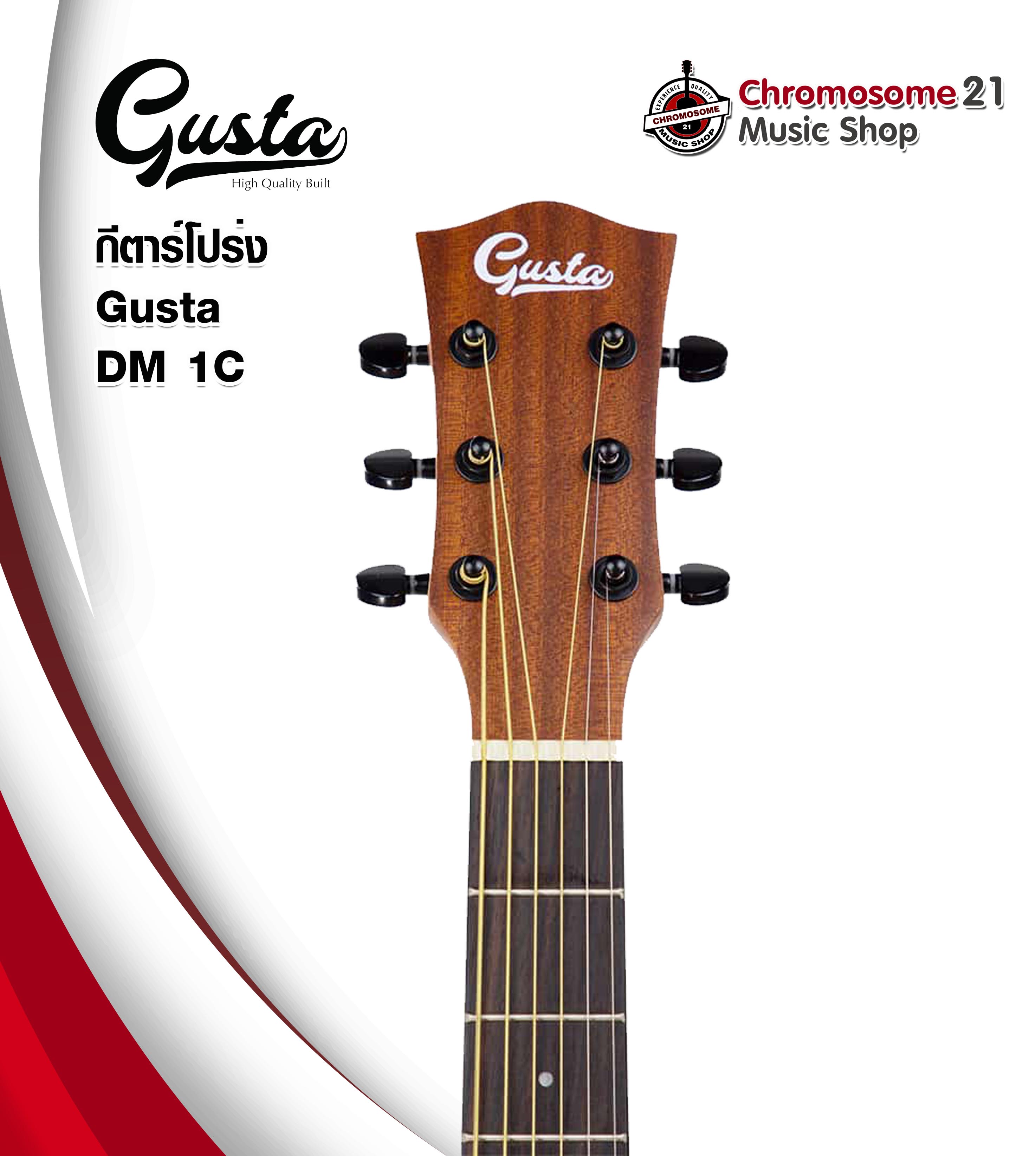 กีตาร์โปร่ง Gusta DM1C