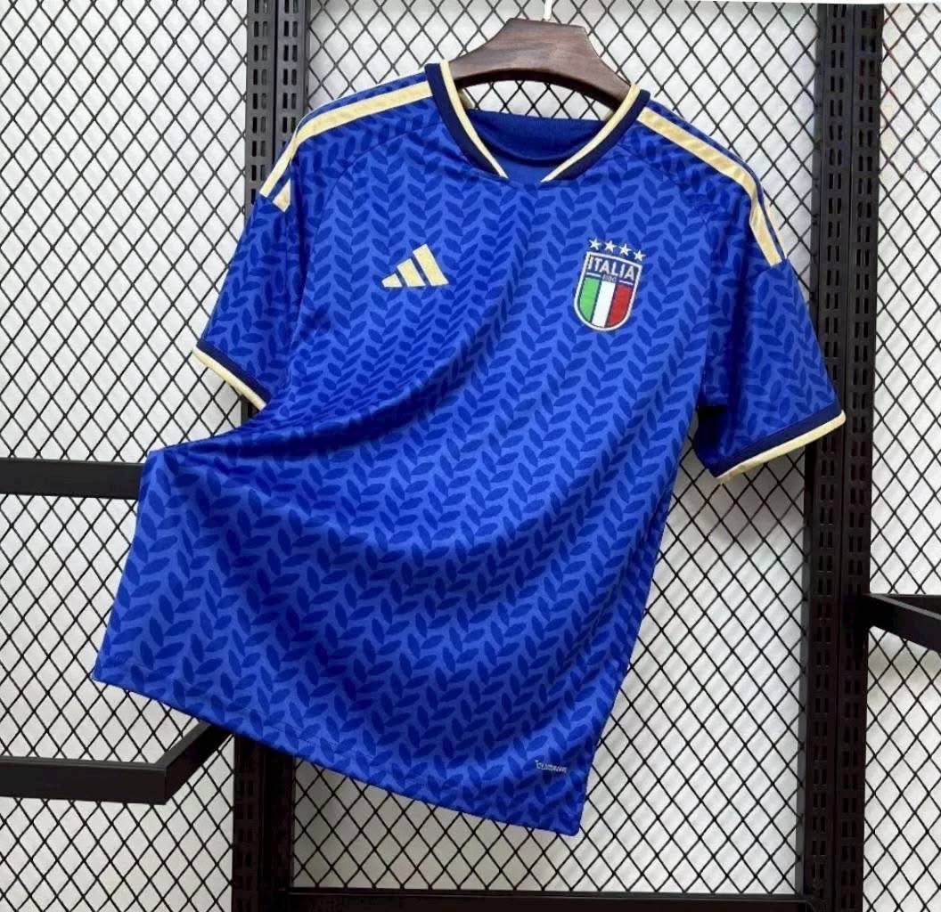 2026-27 เสื้อฟุตบอลทีมชาติอิตาลี สีน้ำเงิน สำหรับผู้ชาย Fans Edition เกรดแฟนบอล Size S-2XL