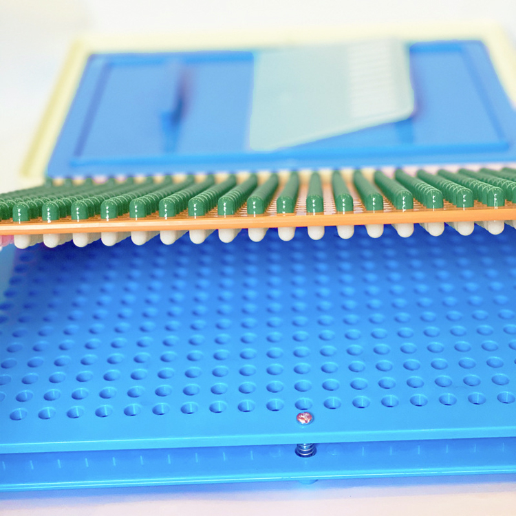 เครื่องบรรจุแคปซูลยา เบอร์ 0 (ครั้งละ 400 แคปซูล) สีฟ้า มีขอบกันผงยา