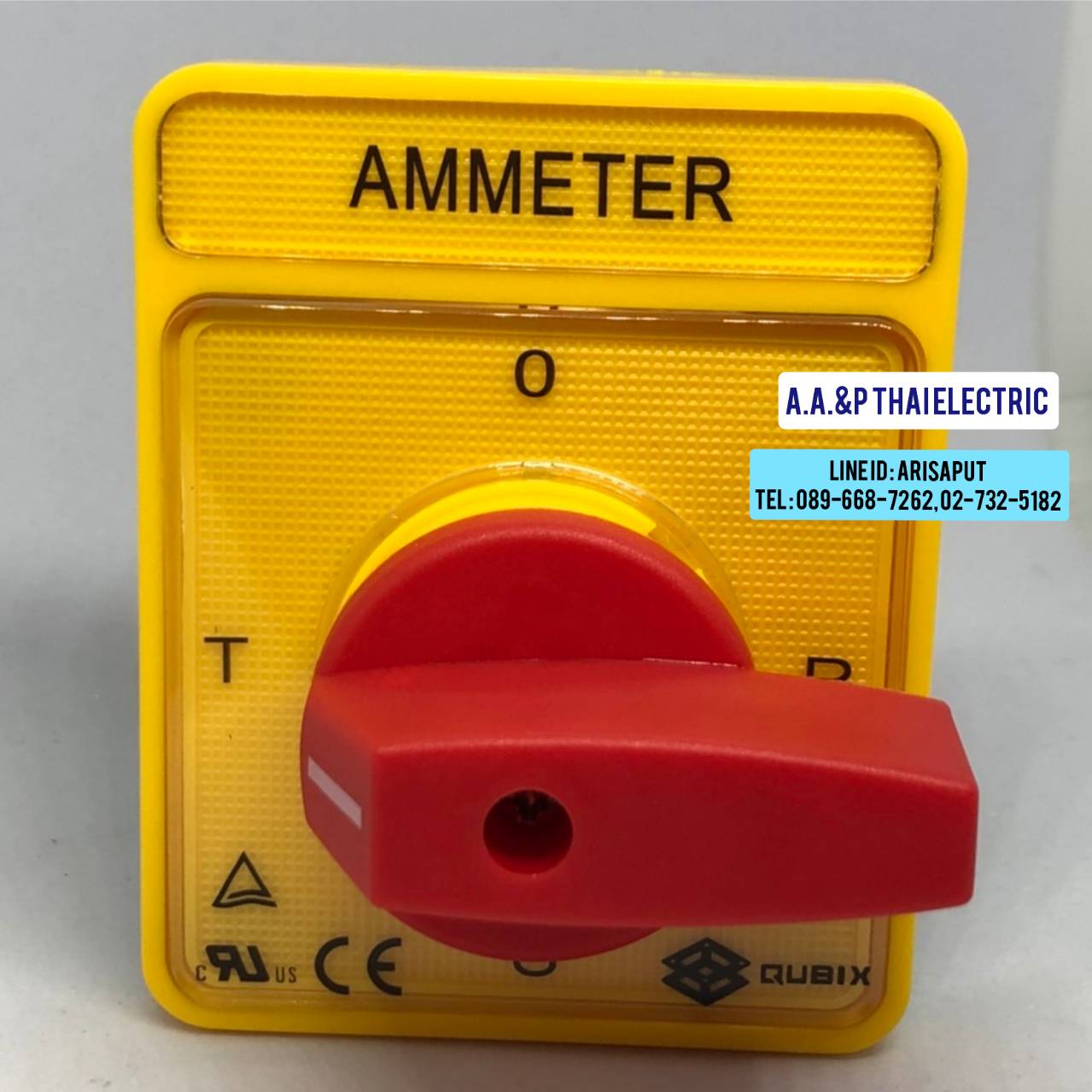 แอมป์ซีเล็คเตอร์ (60x80mm.) SA-B : QUBIX (SA16-4-61325-B13)