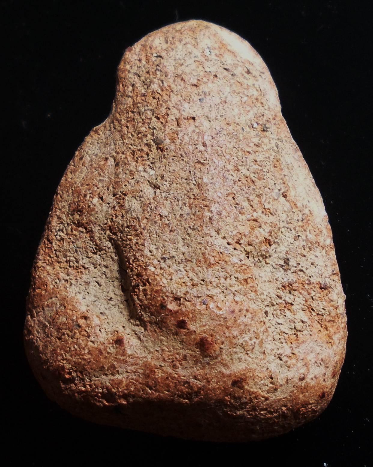 พระสังกัจจายน์ เนื้อดินบรรจุกริ่ง กรุคลองทรงกระเทียม