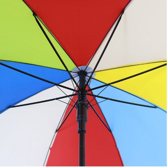 ร่มไม้เท้าสีรุ้ง 8 ก้าน