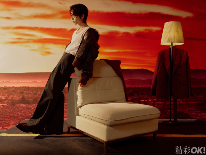 Pre - นิตยสาร 精彩OK! 赵磊 ZhaoLei จ้าวเหล่ย 2024+โฟโต้การ์ด 6 ใบ