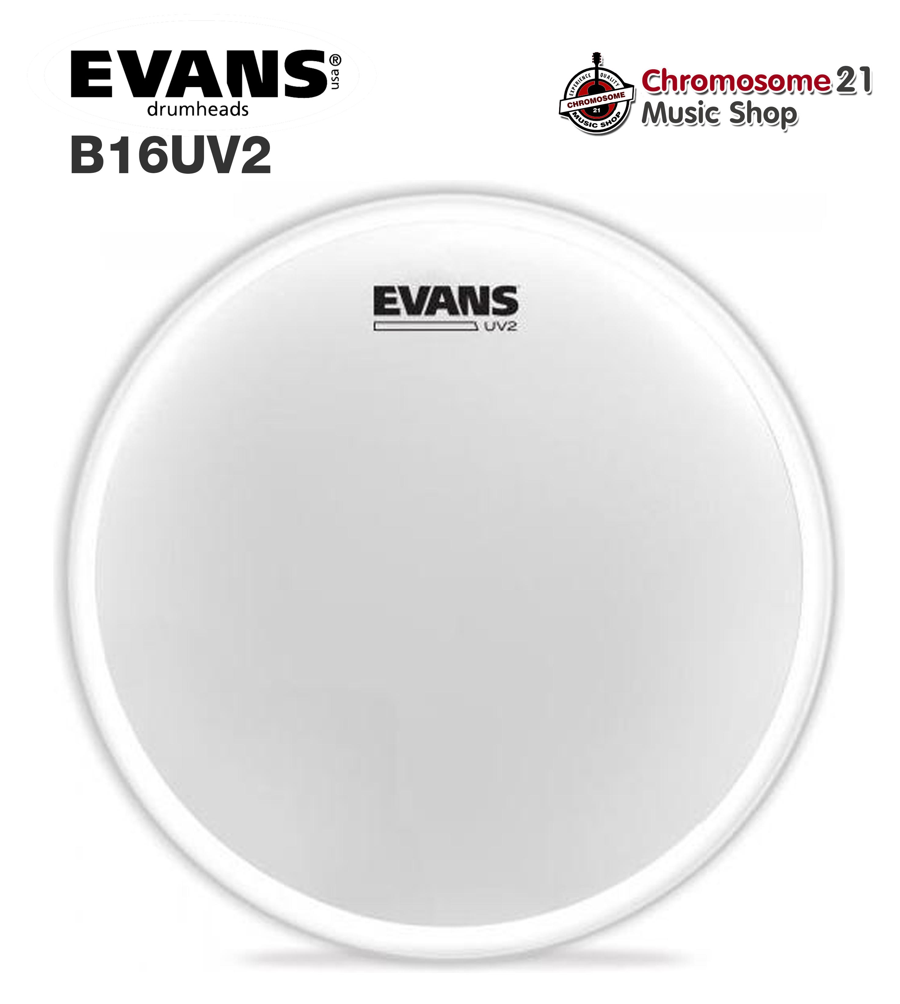 หนังกลองทอม Evans UV2 B16UV2 ขนาด 16 นิ้ว promo หนังสาก 2 ชั้น