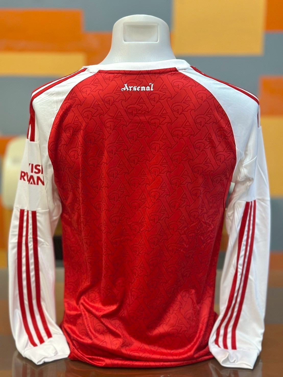 มาใหม่เสื้อฟุตบอล ARS เเขนยาว สีเเดง เกรดแฟนบอล 2025