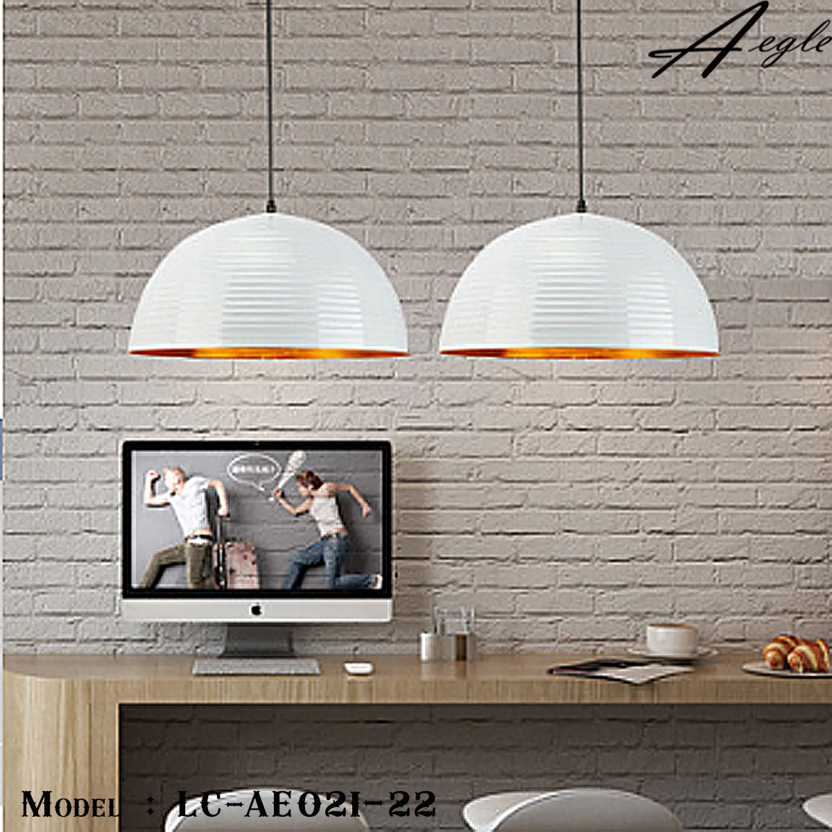 โคมไฟห้อยเพดาน American modern country pot