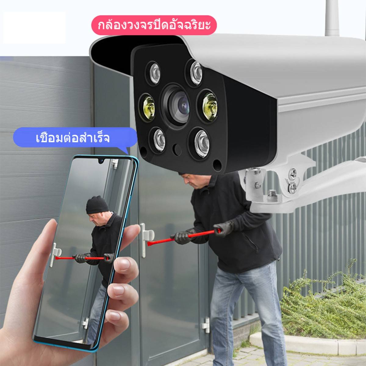 กล้องไร้สาย IP Camera กล้องวงจรปิด Outdoor Camera กล้องวงจรปิดความละเอียดสูง