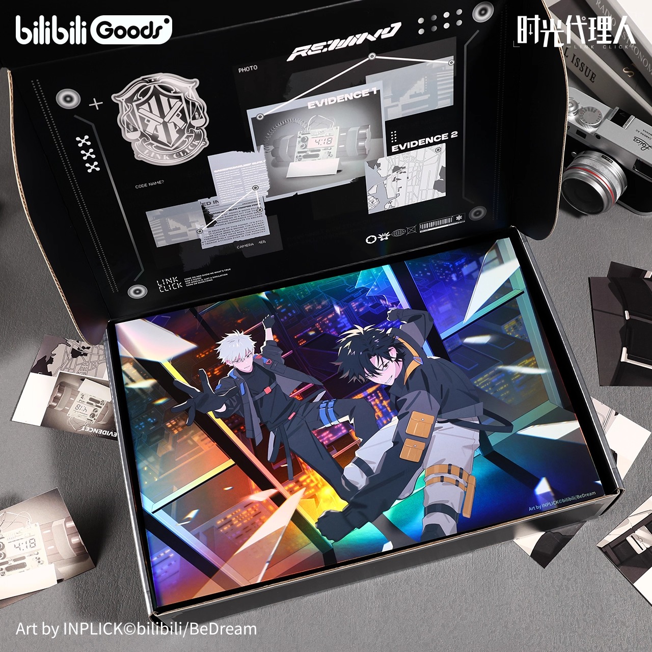 Pre - bilibiliGoods ข้ามเวลาพิชิตภารกิจ 时光代理人 LinkClick Limited Gift Box อนิเมะจีน