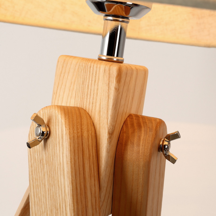 โคมไฟตั้งพื้นขาไม้ 3 ขา Modern minimalist