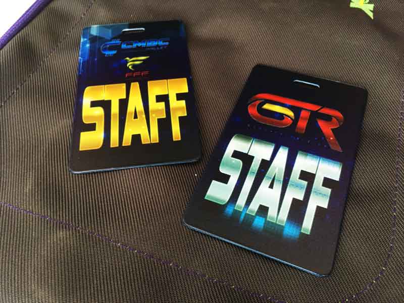 พิมพ์การ์ดเข้างาน การ์ดสต๊าฟทำงาน STAFF Card การ์ดพิเศษ จำนวนน้อยไม่เกิน 50 ใบ