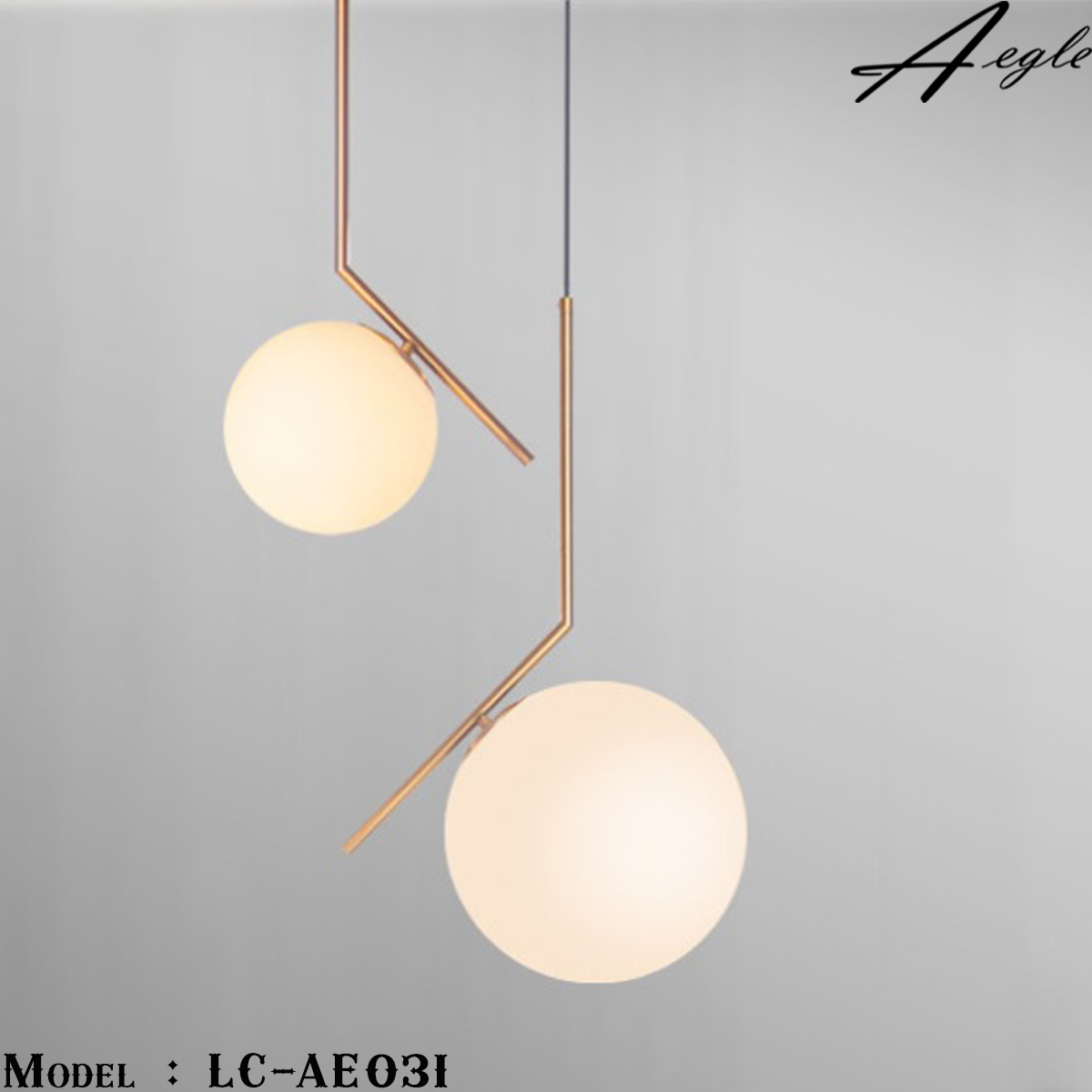 โคมไฟห้อยเพดานลูกแก้ว Modern Luxury gold