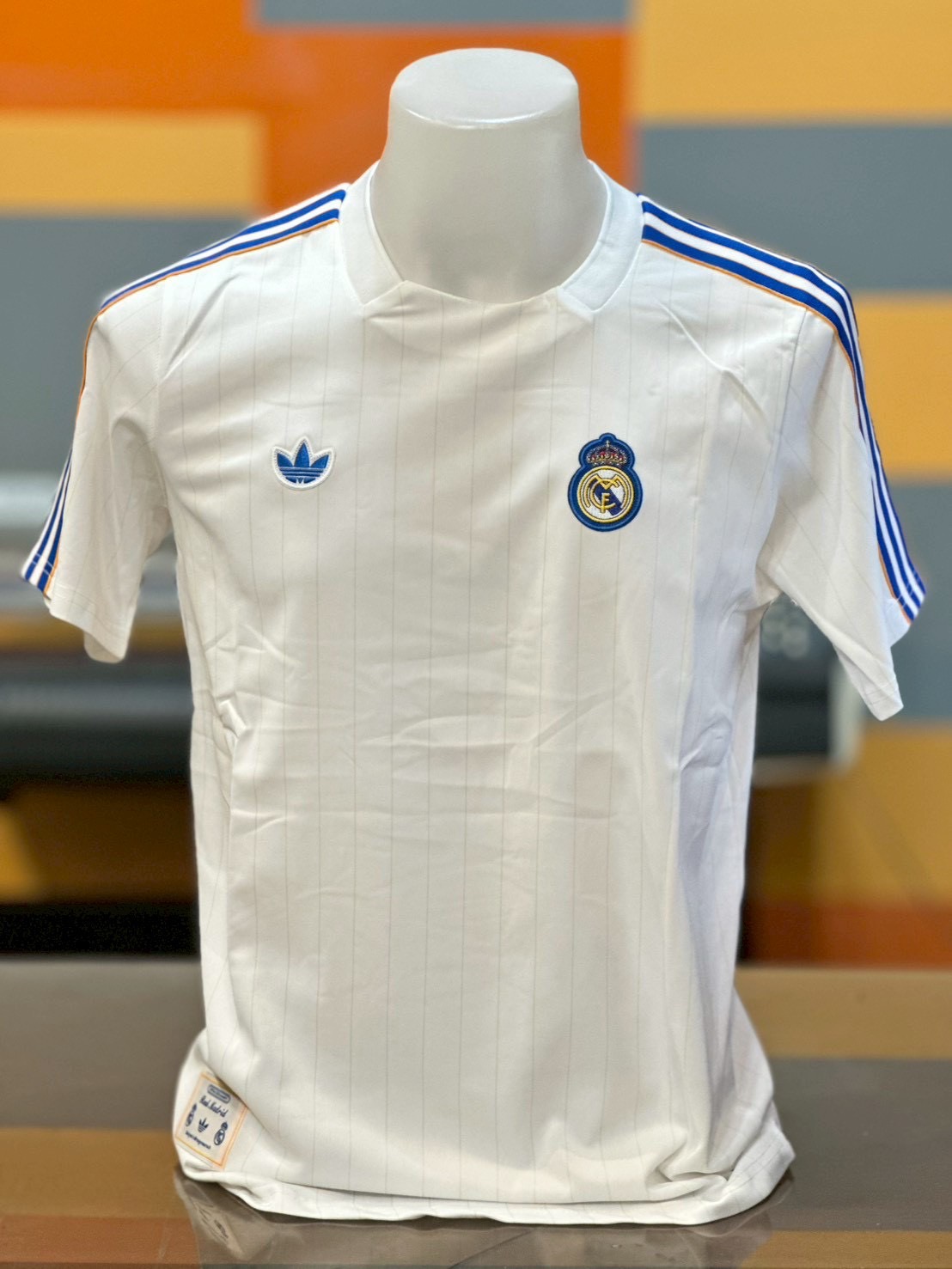 เสื้อฟุตบอล Terrace Icons ปี 2025/26 สโมสรเรอัล มาดริด สีขาว เกรดแฟนบอล พรีเมี่ยม💯