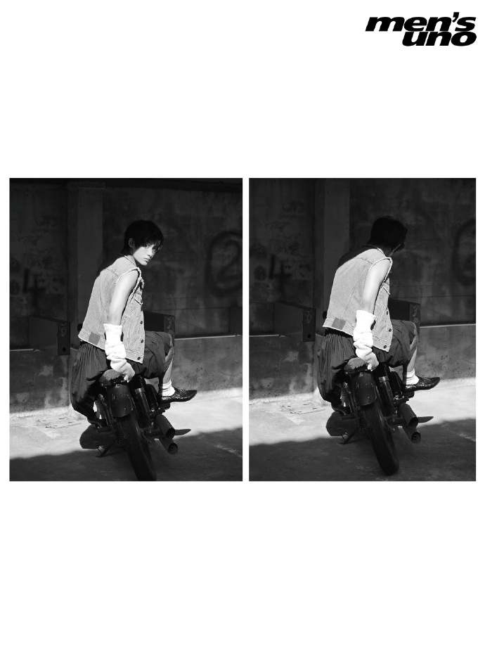 Pre - นิตยสาร Men's Uno DongSicheng วินวิน WINWIN 2024+โปสเตอร์ อฟช.