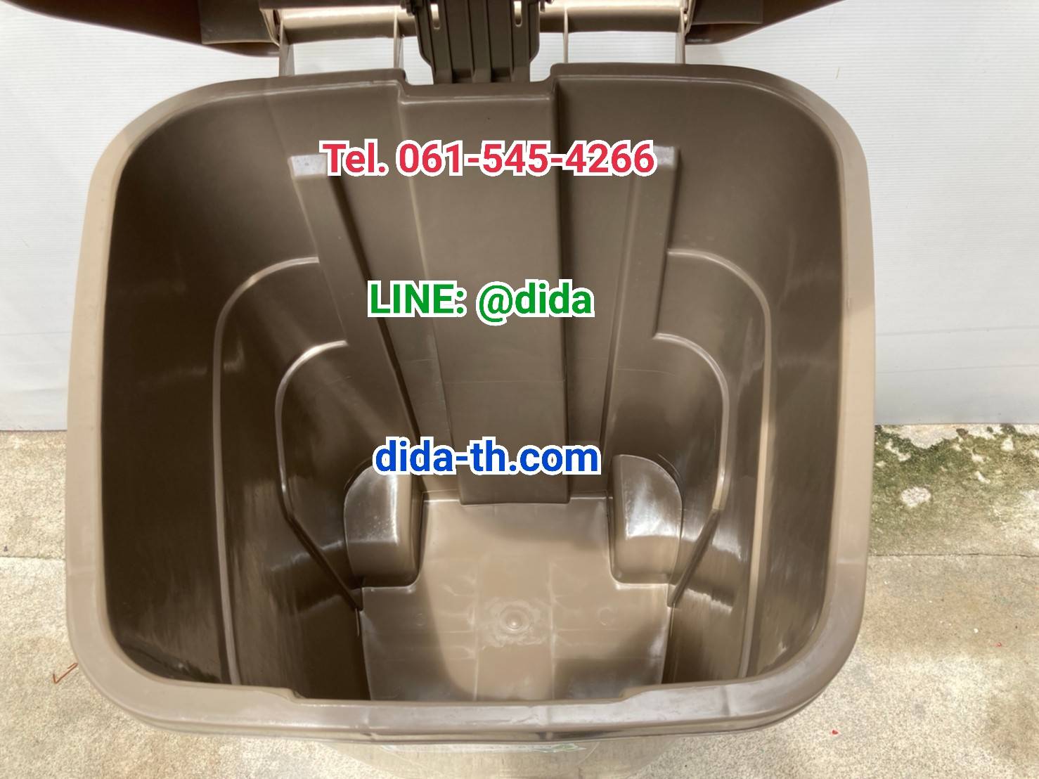 ถังขยะเท้าเหยียบ ทรงเหลี่ยม ขนาด 85 ลิตร