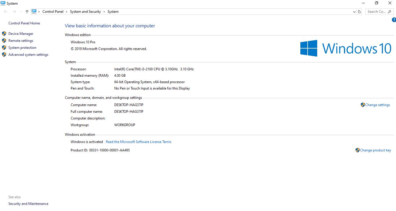 PCประกอบ intel i3-2100 RAM 4GB HD 1TB