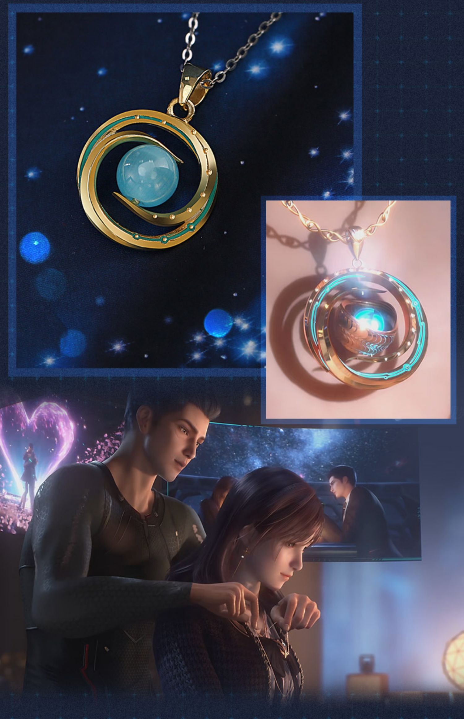 Pre - สร้อยคอมหาศึกล้างพิภพ SwallowedStar อนิเมะจีน official เครื่องประดับ