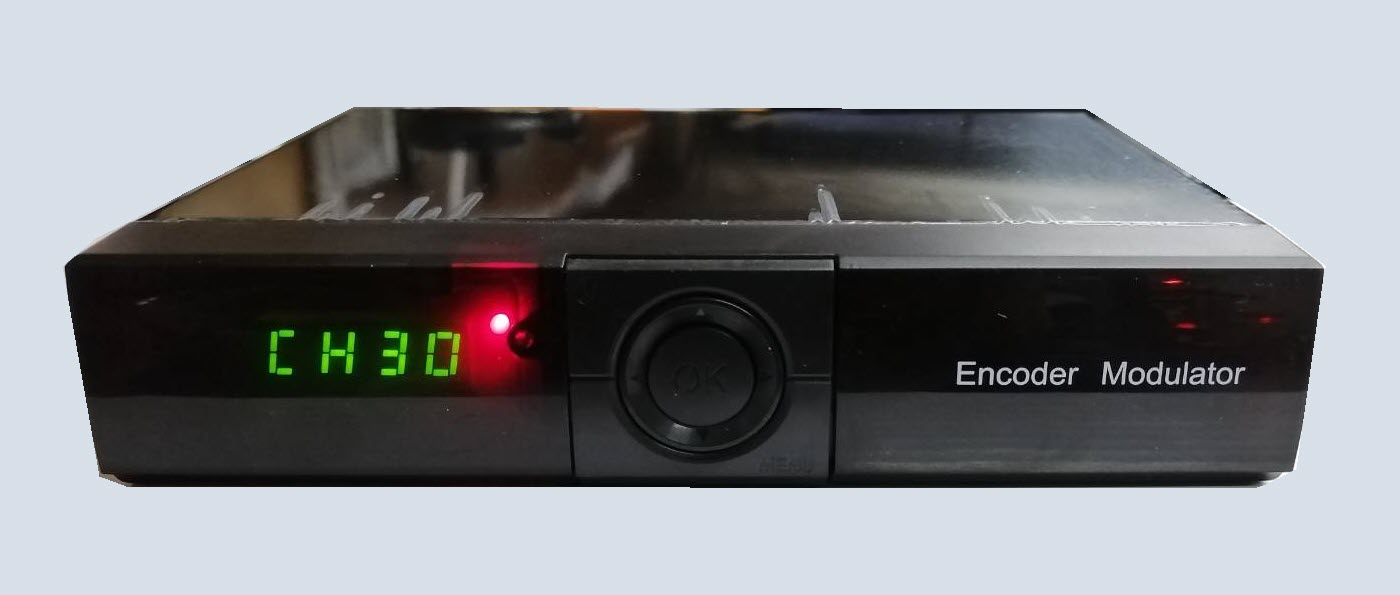HDMI TO DVB-T Modulator อุปกรณ์แปลงสัญญาณ HDMI เป็นสัญญาณทีวีดิจิตอล HD เป็น DVB-T ผ่านสาย RG6 ปรับช่องง่ายสุดกว่าทุกรุ่น