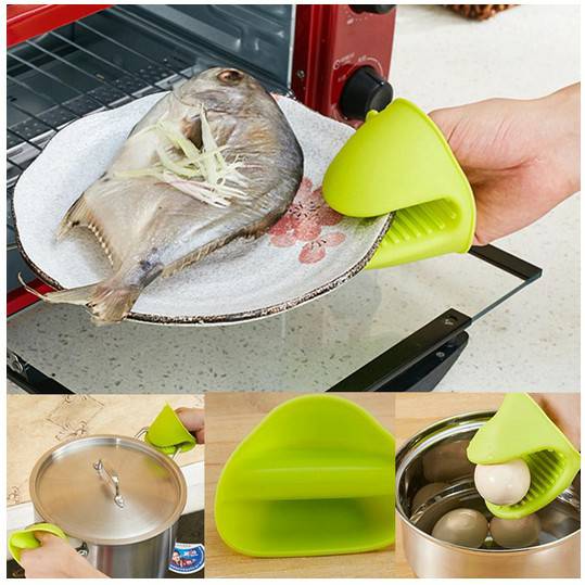 ที่จับซิลิโคนกันร้อน มือจับซิลิโคน มีกันลื่น ซิลิโคนจับกันร้อน ที่จับกันร้อน ที่จับของร้อน