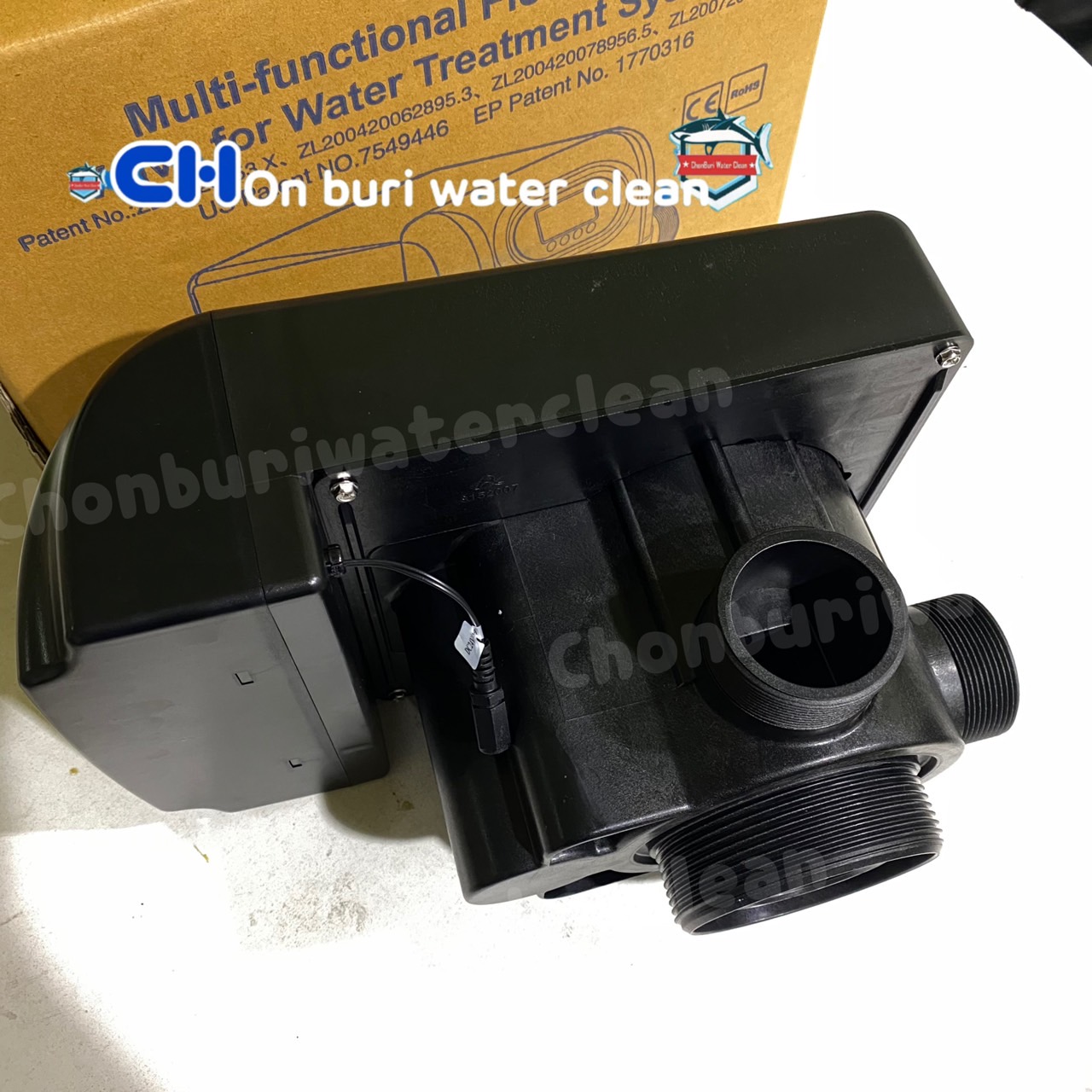 หัวออโต้วาล์วควบคุมถังกรองไฟเบอร์กลาสปากถัง เกลียว4นิ้ว