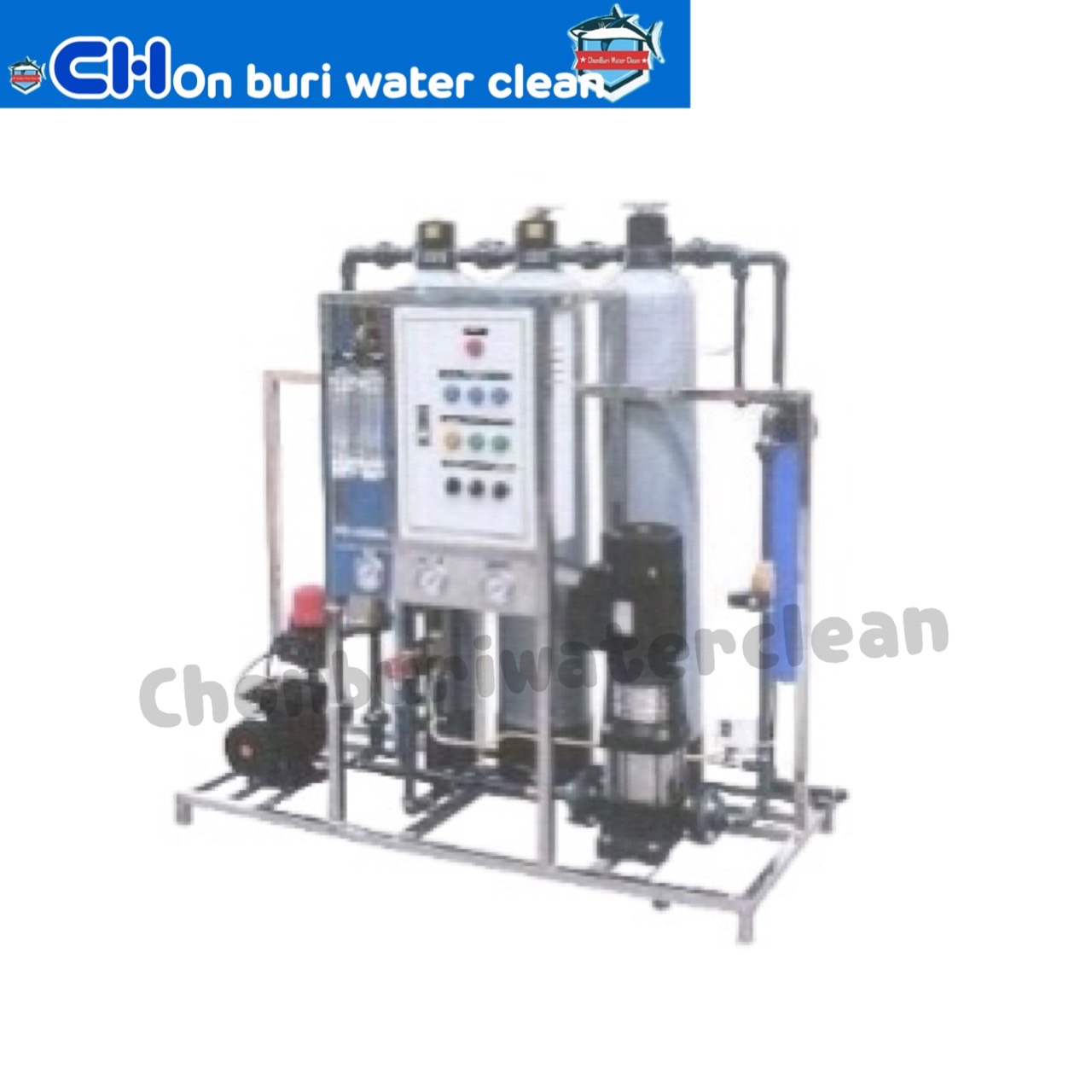 เครื่องผลิตน้ำอาร์โอ (RO) อุตสาหกรรม กำลังการผลิต 3Q ต่อวัน + Pretreatment*สอบถามราคารบกวนทักไลน์บริษัทเท่านั้นค่ะ*