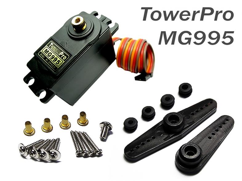 MG995 Servo Motor แบบ หมุน 180 องศาต่อเนื่อง