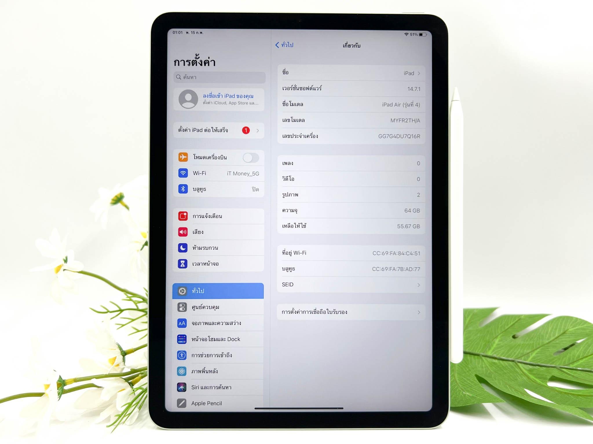 iPad Air 4 64GB Wifi สี Green