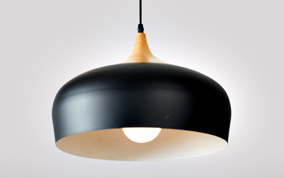 โคมไฟนอร์ดิก โต๊ะอาหาร หัวไม้ 30 cm.