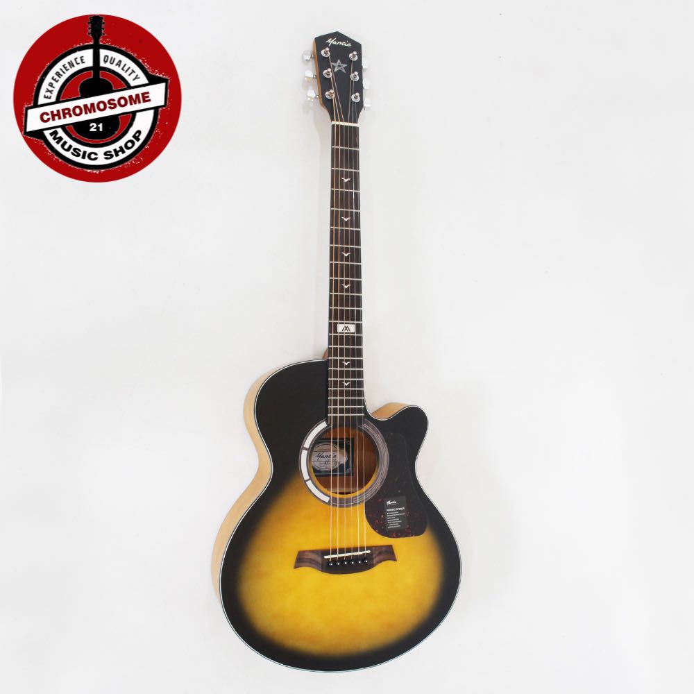 กีตาร์โปร่ง Mantic GT1AC สี Sunburst ขนาด : 40 นิ้ว