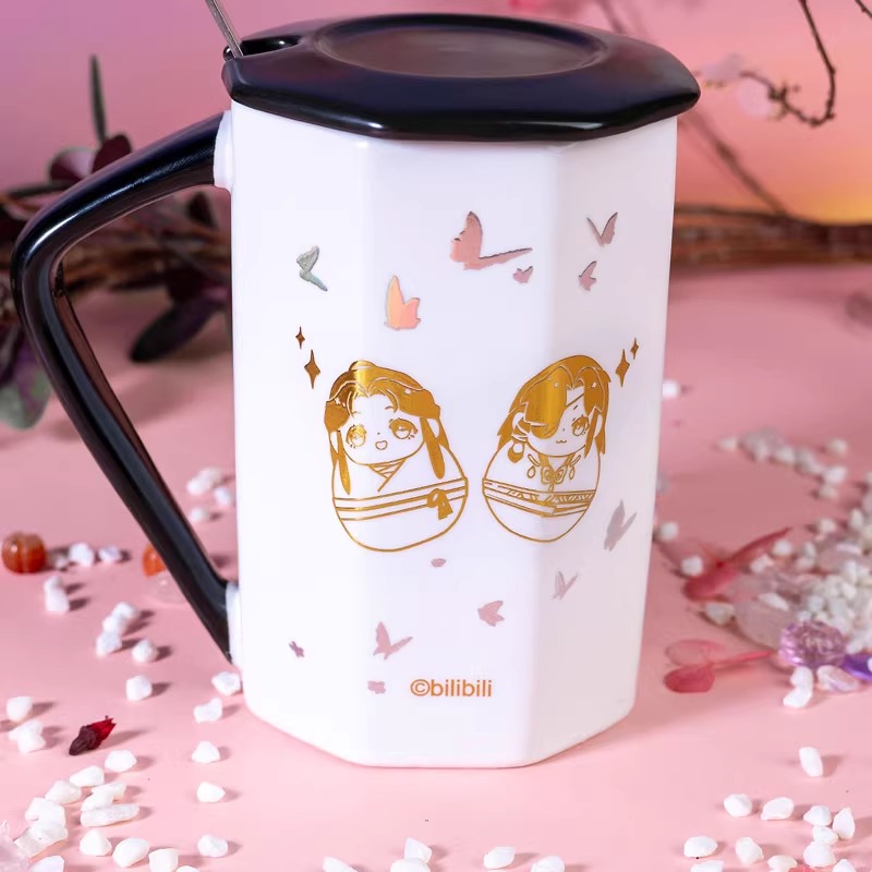 Pre - แก้ว สวรรค์ประทานพร tgcf ฮวาเฉิง เซี่ยเหลียน แก้วเซรามิก Ceramic Mug