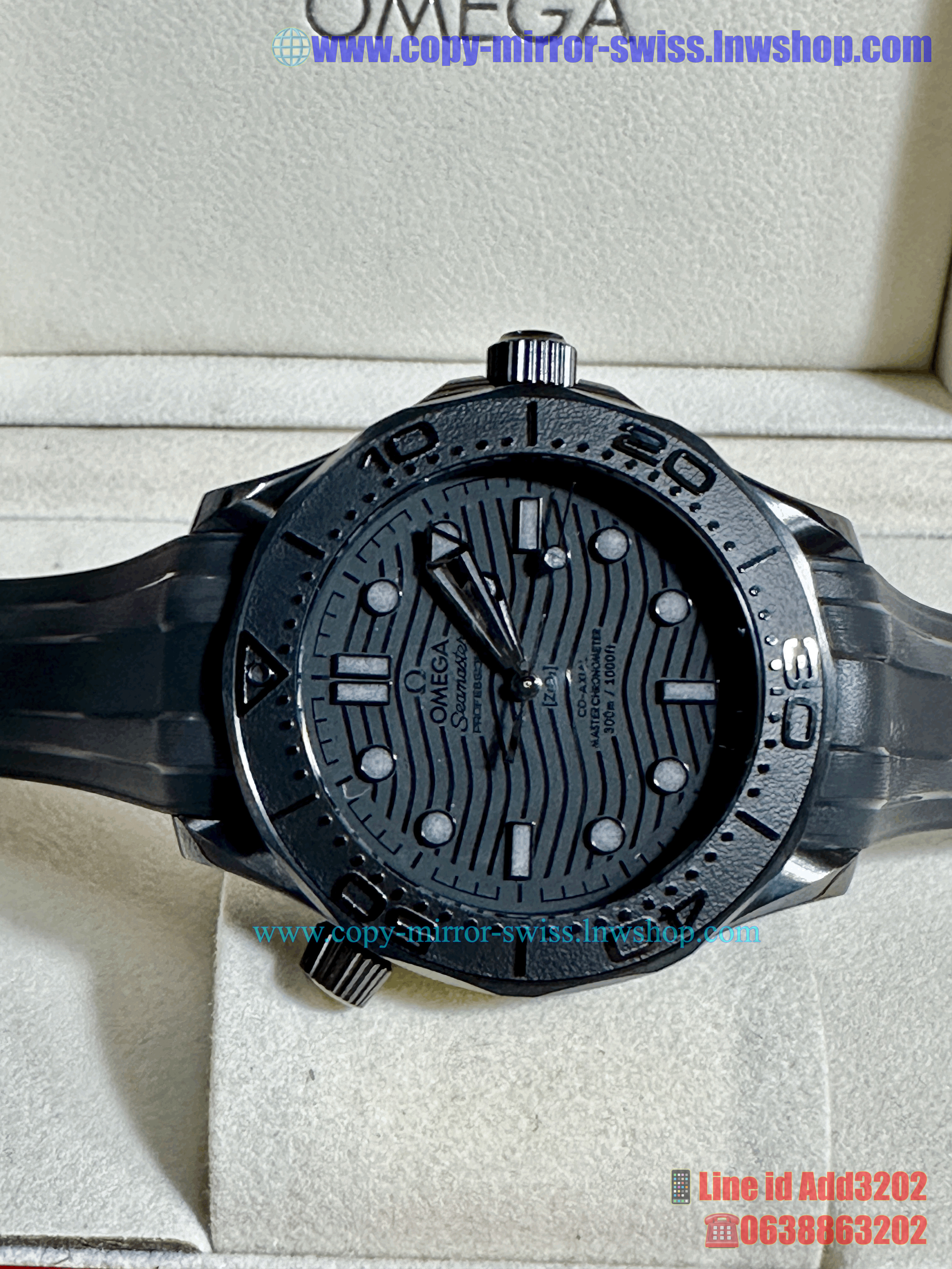 OMEGA Diver 300M Black Ceramic (Swiss VSF)