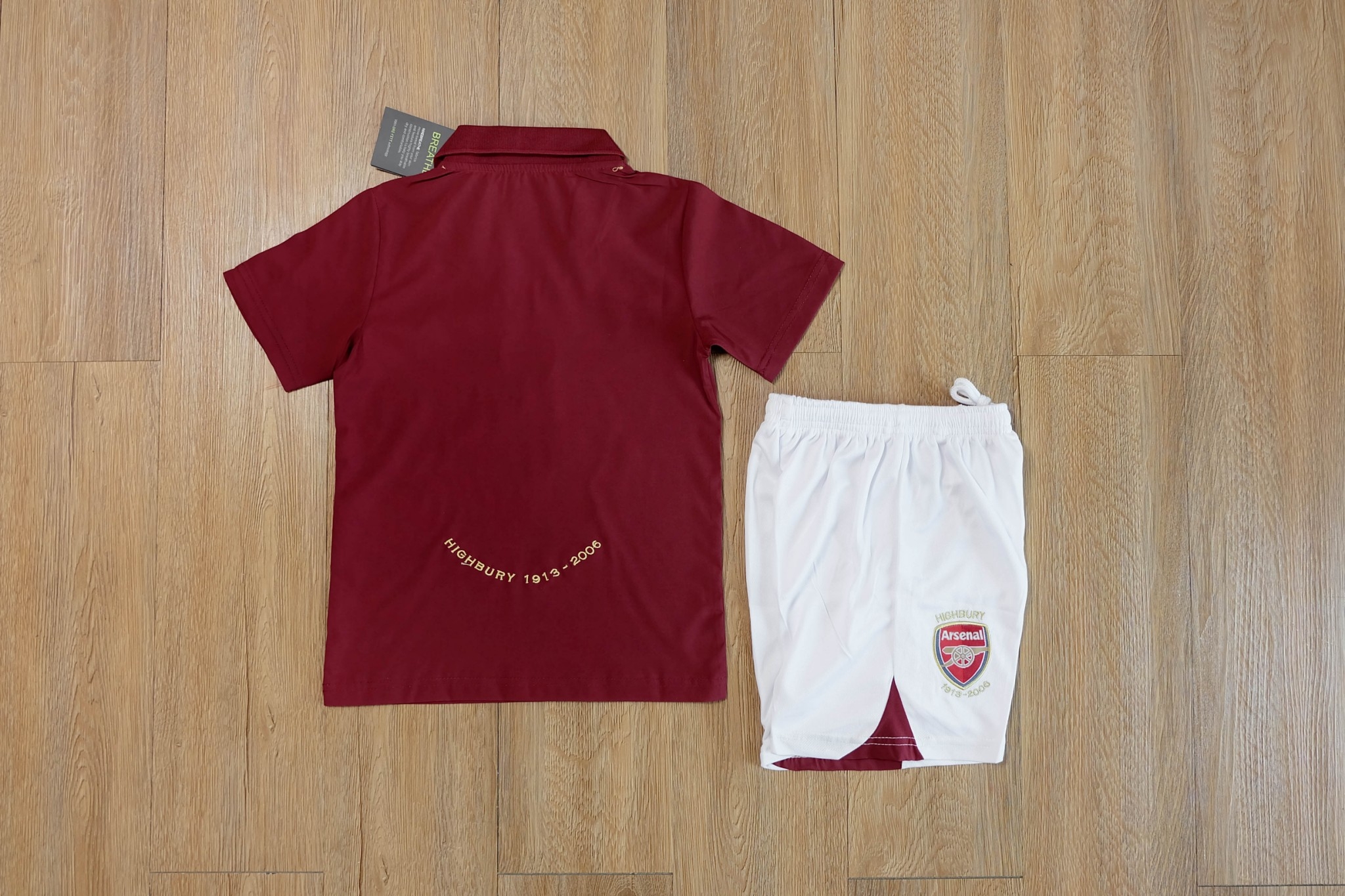 Retro ชุดฟุตบอลเด็กย้อนยุค - อาร์เซนอล เหย้า เกรดแฟนบอล