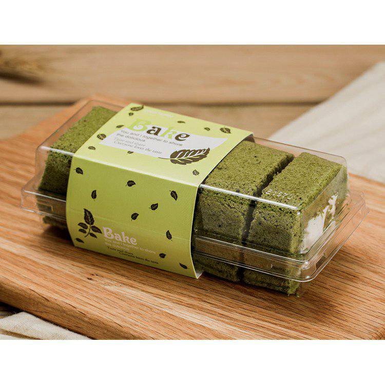 กล่องพลาสติกใสพร้อมฝา ทรงยาว ทรงสี่เหลี่ยมผืนผ้ายาว Cake box กล่องเค้กแนวเกาหลี กล่องใส่ขนม กล่องบราวนี่ SBE1670 (25ชุด/แพ็ค)