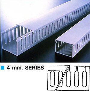 WIRING DUCT รางวายดัก ครอบสายไฟ BANDEX 4mm. SERIES Length 2M