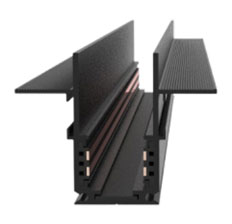 SLEEK R 1M Recessed Magnetic Track Rail